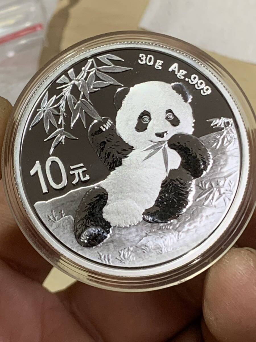 中国パンダ銀貨(1oz)ネコポス匿名配送 中国パンダ銀貨(1oz)ネコポス