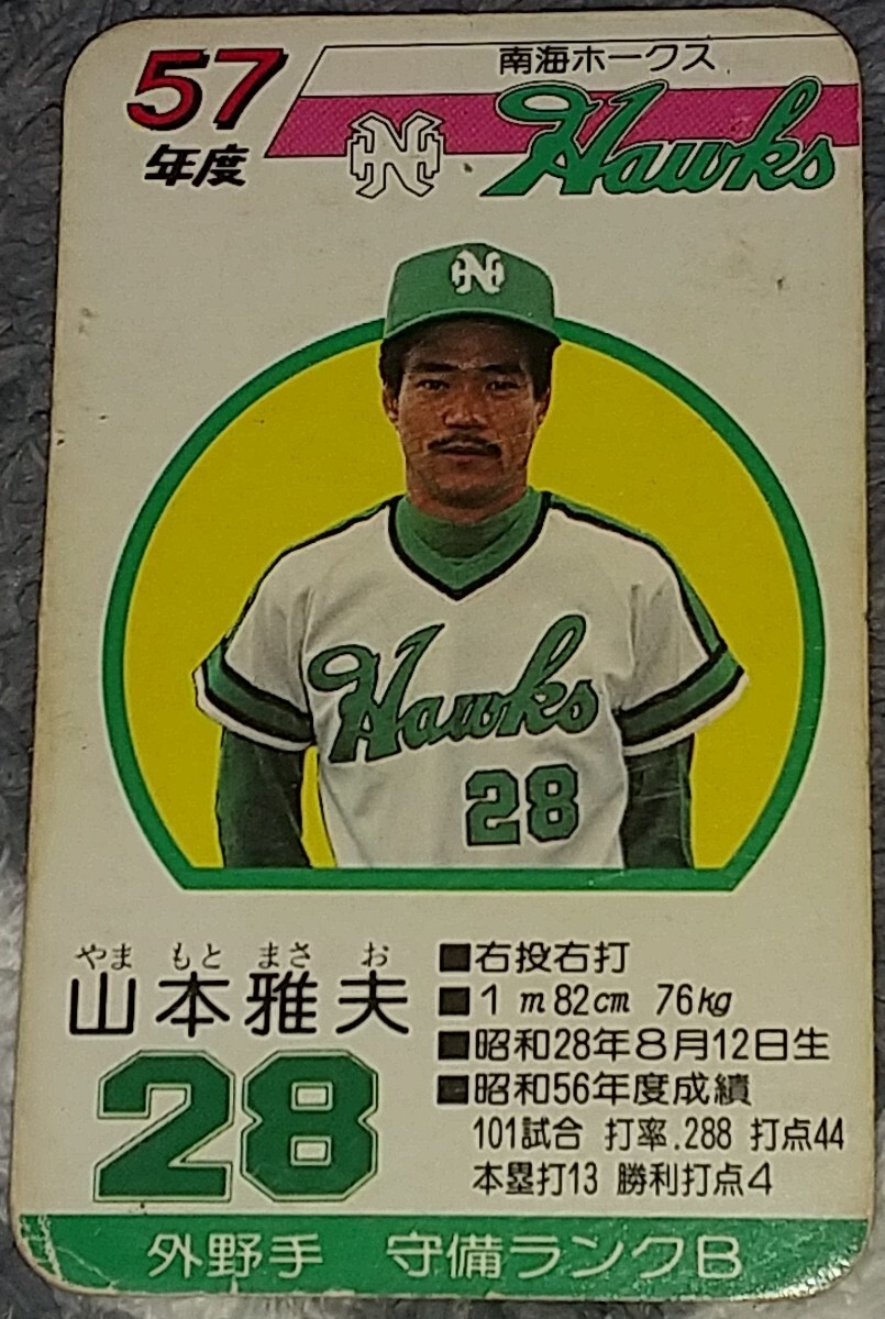 Yahoo!オークション - タカラプロ野球カードゲーム昭和57年度南海ホ