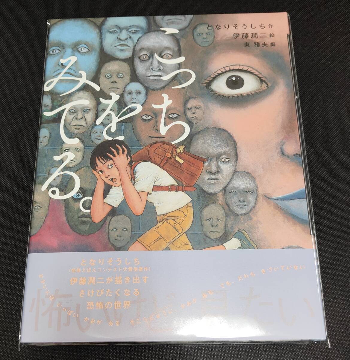 著者直筆ダブルサイン本 こっちをみてる となりそうしち先生 伊藤潤二