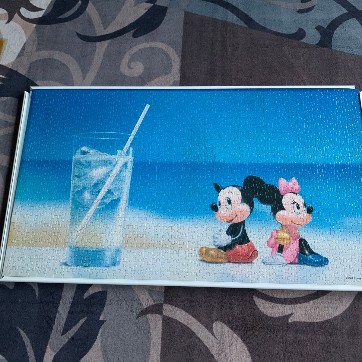 最終価格 ディズニー 完成品 ジグソーパズル レトロ ビンテージ