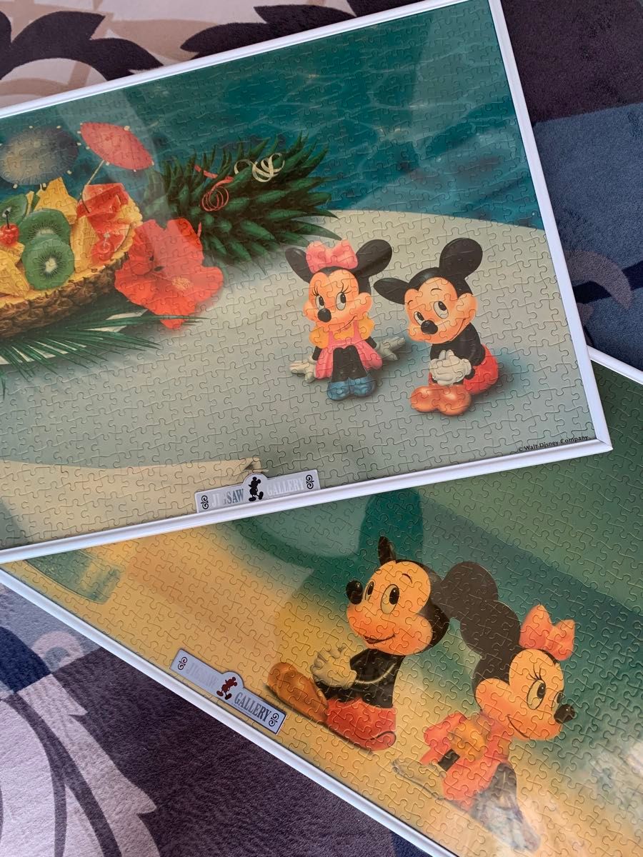 最終価格 ディズニー 完成品 ジグソーパズル レトロ ビンテージ
