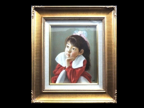 福島県 画家 佐藤カツヤ 油彩 油絵 少女 人物画 福島県 画家 佐藤