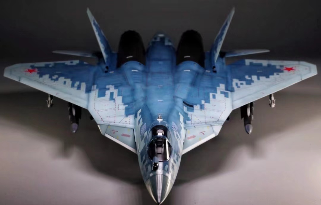 Yahoo!オークション - ZVEZDA 1/48 ロシア空軍 Su-57 塗装済完成品