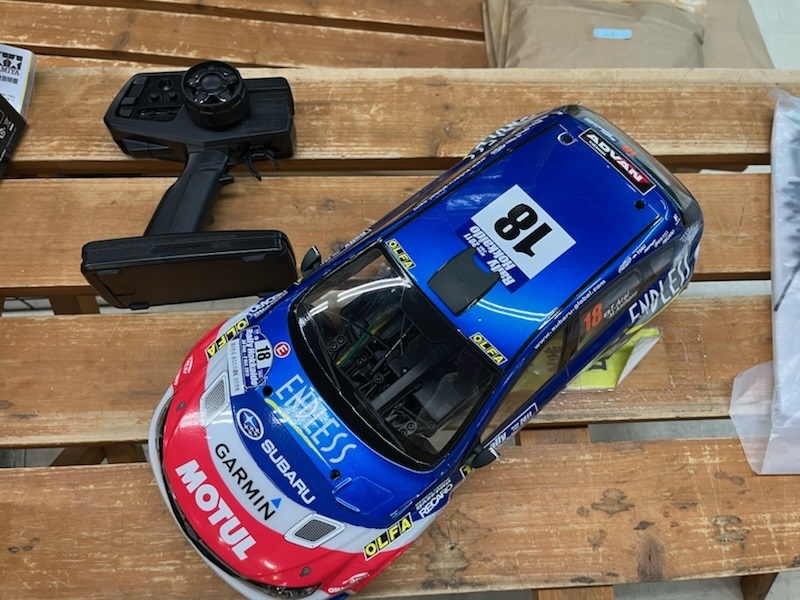 タミヤ 1/10 電動RC スバル インプレッサ WRX STI チームアライ（XV-01