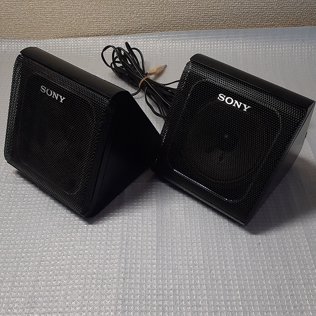 Yahoo!オークション - 昭和レトロ な三角形 SONY ソニー スピーカーシ