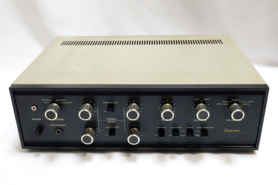772015/SANSUI AU-555 プリメインアンプ 動作未確認 772015/SANSUI AU