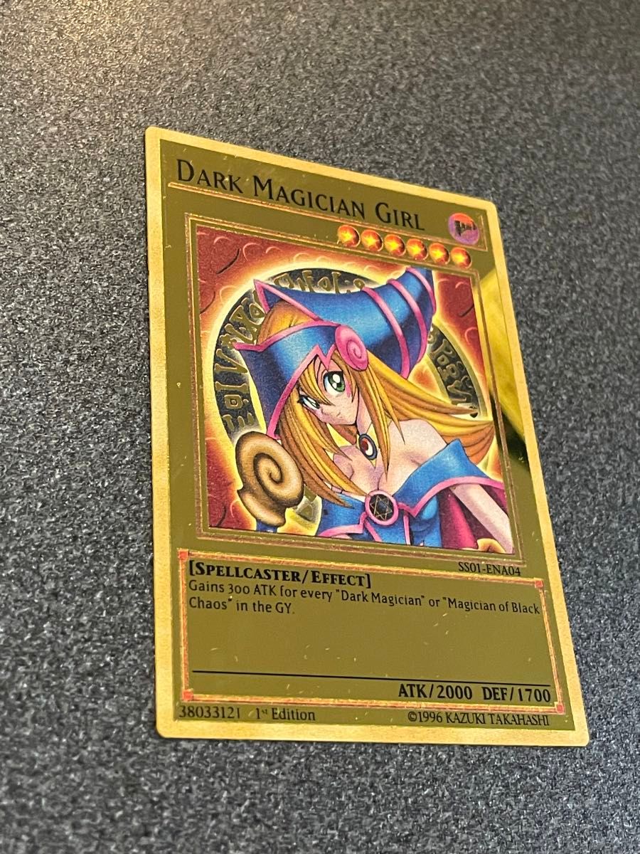 海外製 遊戯王カード ステンレスカード ブラックマジシャンガール