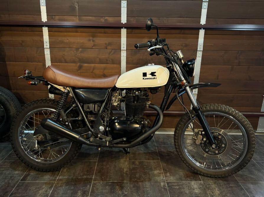 Yahoo!オークション - ワンオフ カワサキ 250TR ショート加工 純正マフ