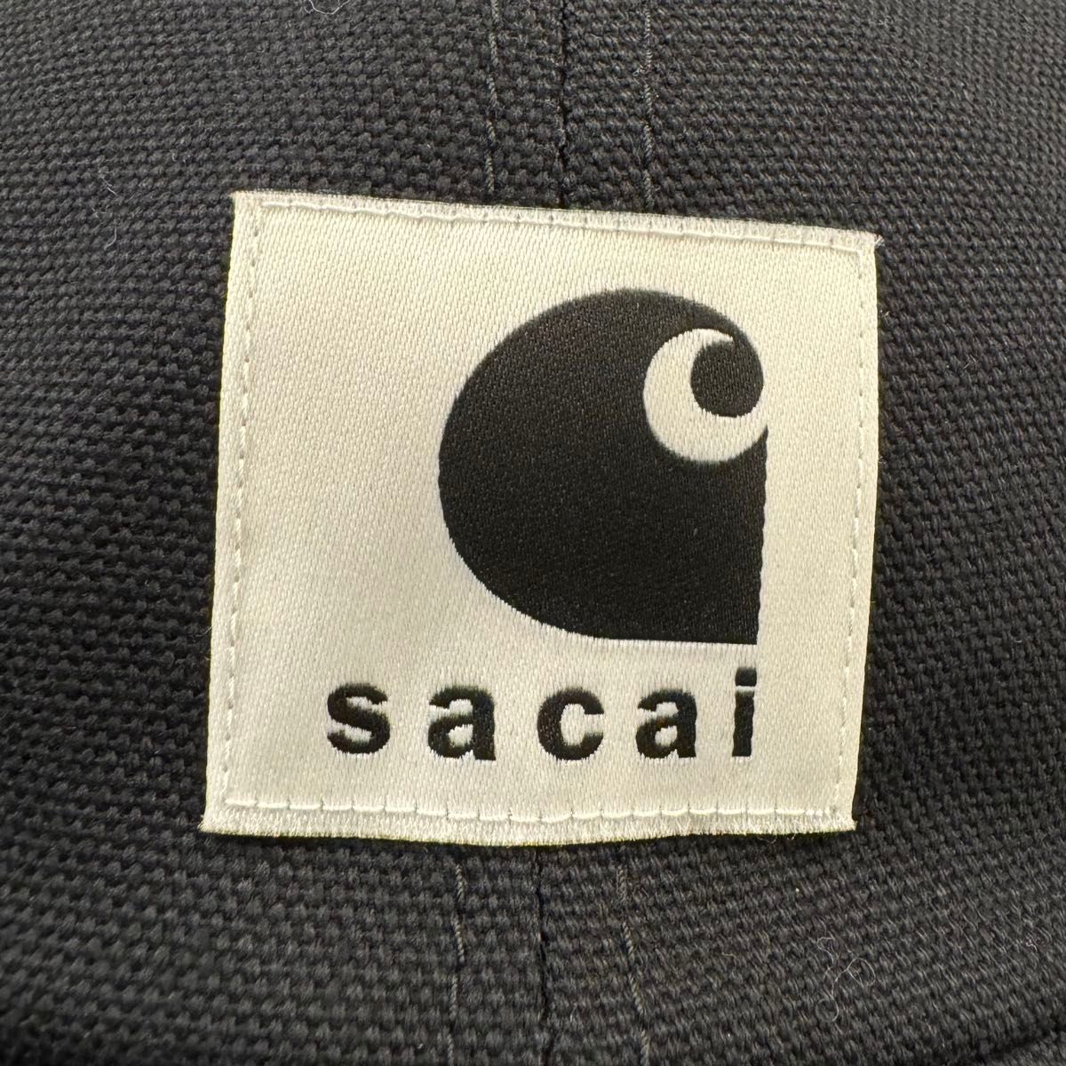 24SS Sacai Carhartt WIP Duck Cap サカイ カーハート キャップ 黒