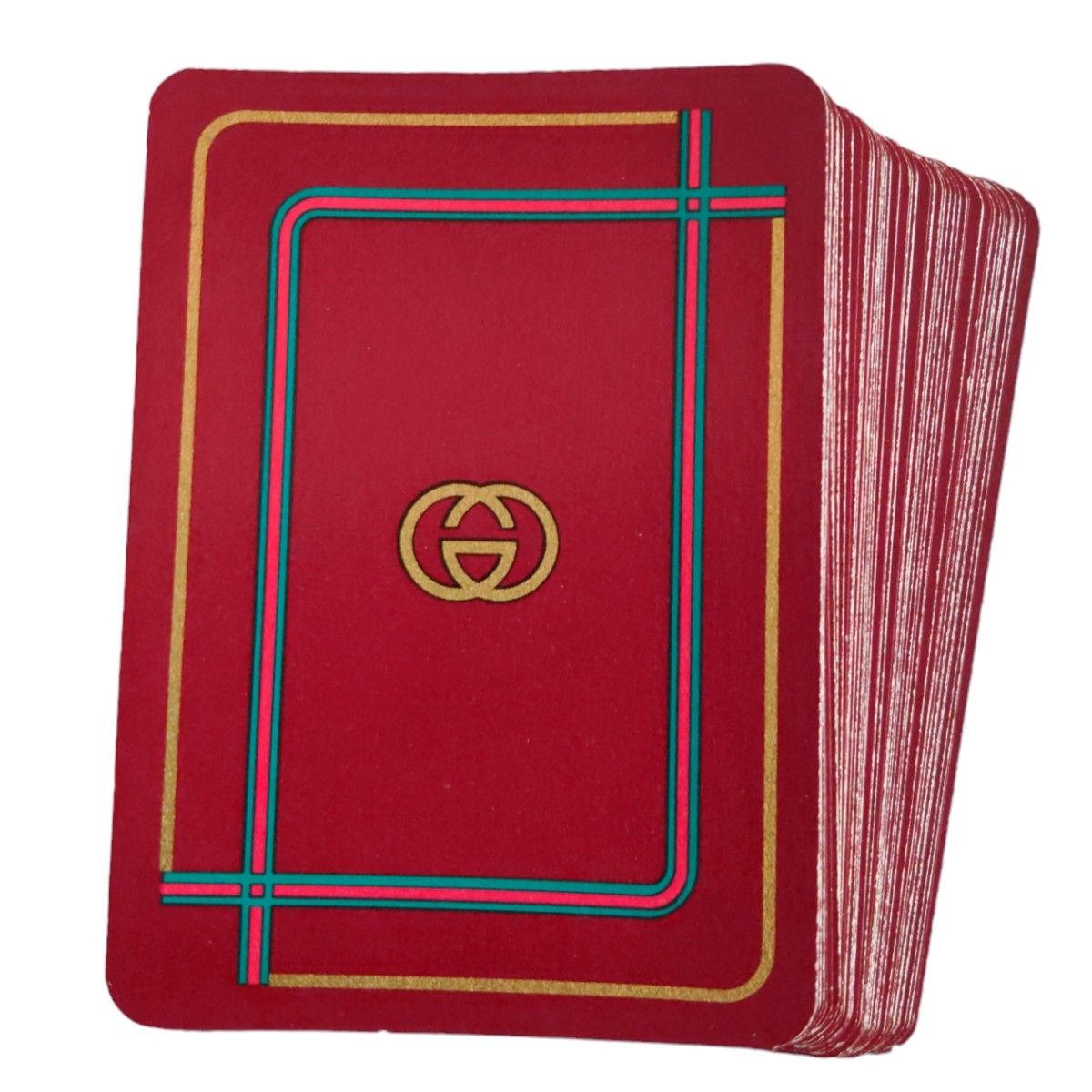 レア 希少 GUCCI グッチ オールドグッチ トランプ 赤 ハイブランド