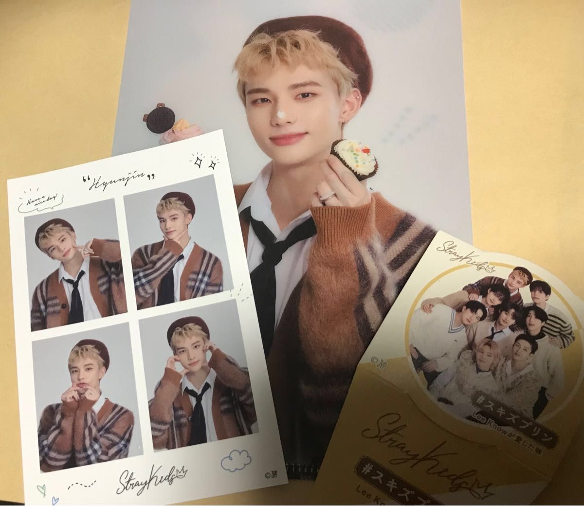 ファミマ スキズ ヒョンジン シール クリアファイル ファミリーマート