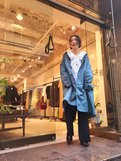 Drawer ドゥロワー 今季24SS フリルリボンブラウス38 美品 ホワイト