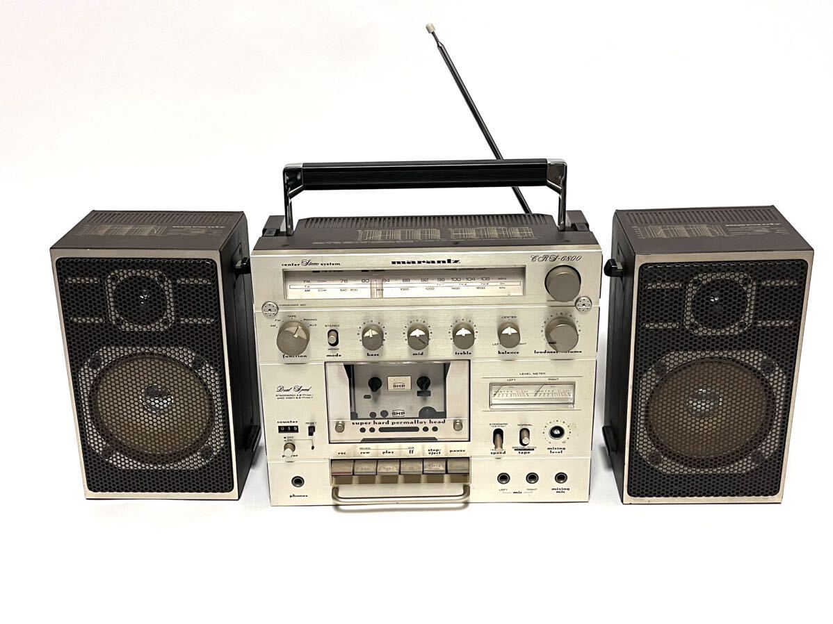 Yahoo!オークション - 希少 marantz CRS-6800 カセットデッキ ラジカセ