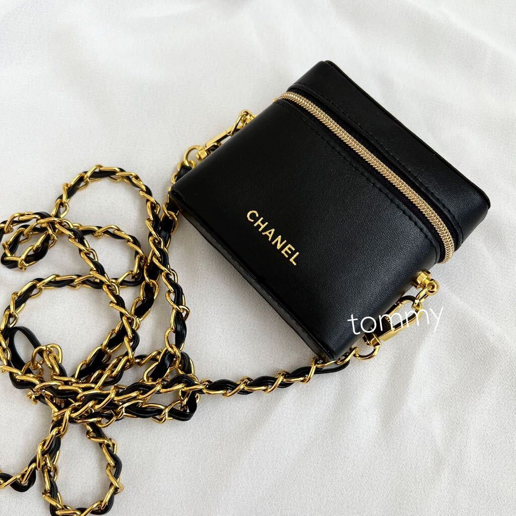 新品 シャネル リップケースポーチ CHANEL チェーン ポーチ ノベルティ