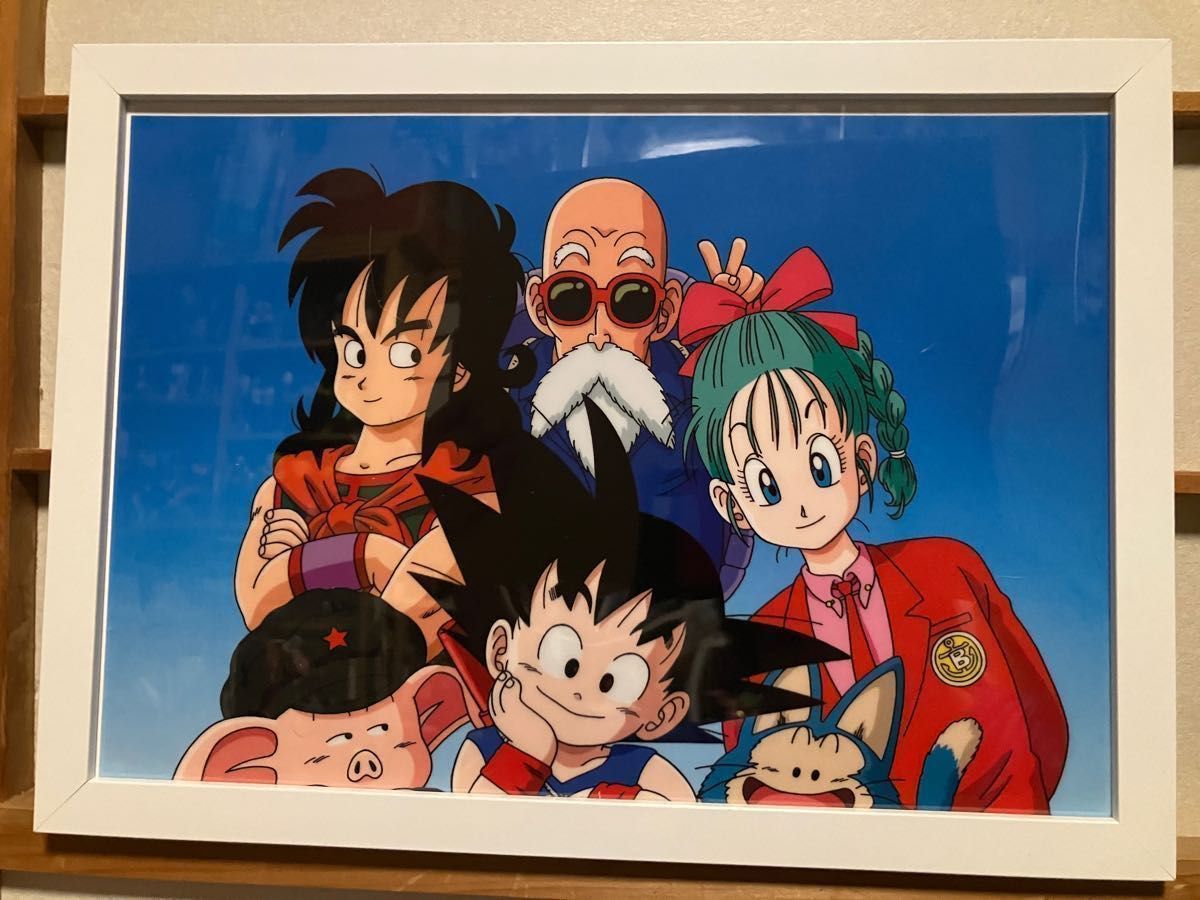 激レア】ドラゴンボール セル画アートシート 額装品 鳥山明 (孫悟空