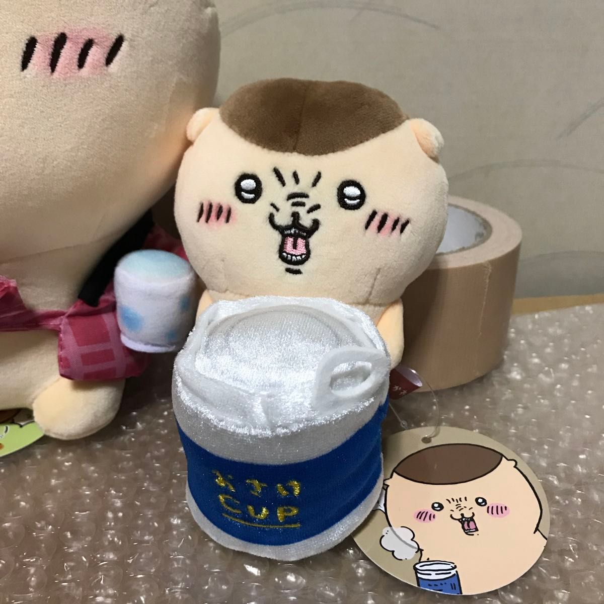ちいかわ くりまんじゅうのしっぽり相席ぬいぐるみ ひっかけぬいぐるみ