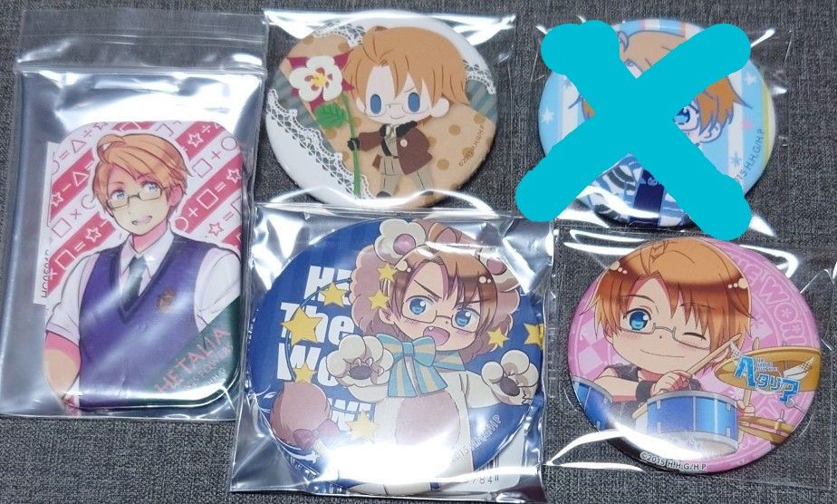 ヘタリア 缶バッジ アメリカ｜Yahoo!フリマ（旧PayPayフリマ）