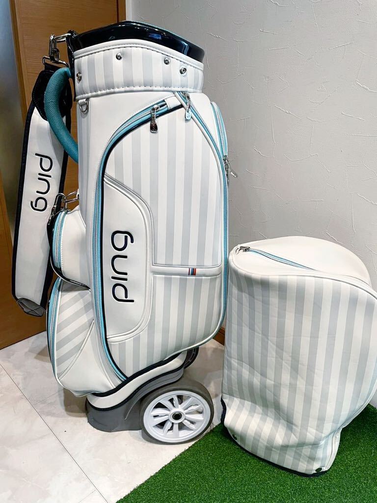 送料無料 希少 完売品 良品 PING ピン レディース キャスター付き