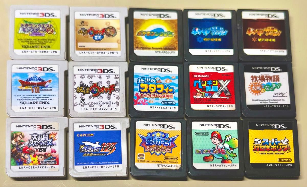 3DS DSソフトカセット(個人的神ゲー15本まとめ売り)｜Yahoo!フリマ（旧