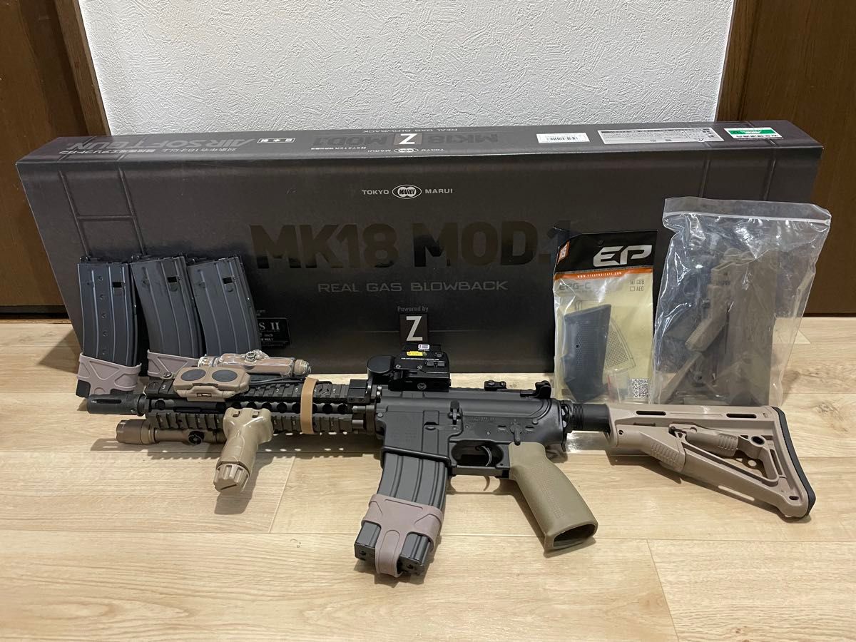 東京マルイ GBB MK18 MOD 1 外装カスタム｜Yahoo!フリマ（旧PayPayフリマ）