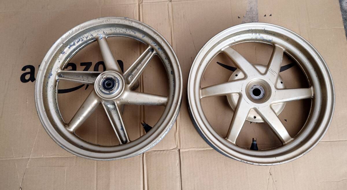 Yahoo!オークション - ライブディオZX ホイール 前後セット ライブDio