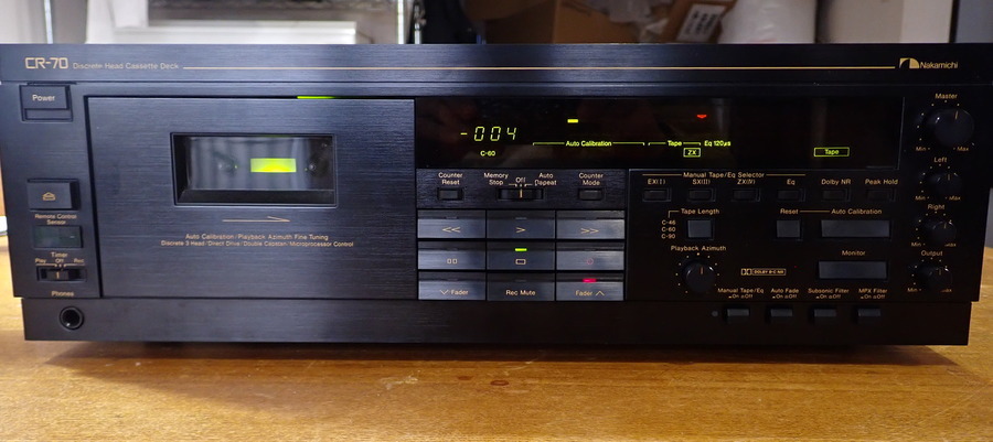 Yahoo!オークション - Nakamichi ナカミチ CR-70 カセットデッキ ジャ