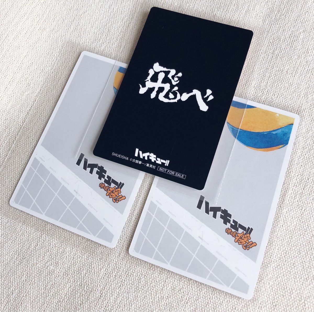 新品】ハイキュー ボードゲーム 特典 カード 日向翔陽 影山飛雄 ボドゲ