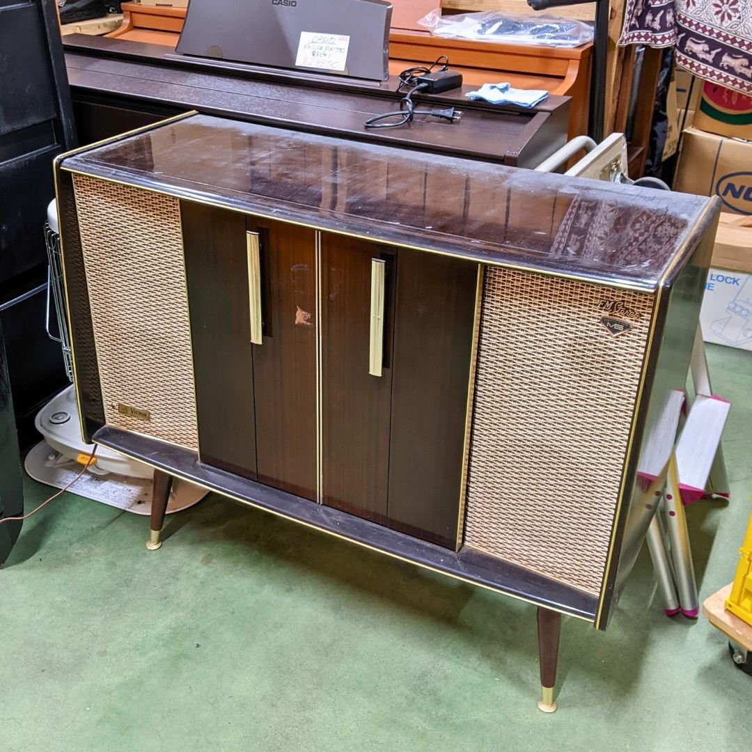 Yahoo!オークション - [N0031] 中古現状品 VICTOR STL-466FMG 家具調