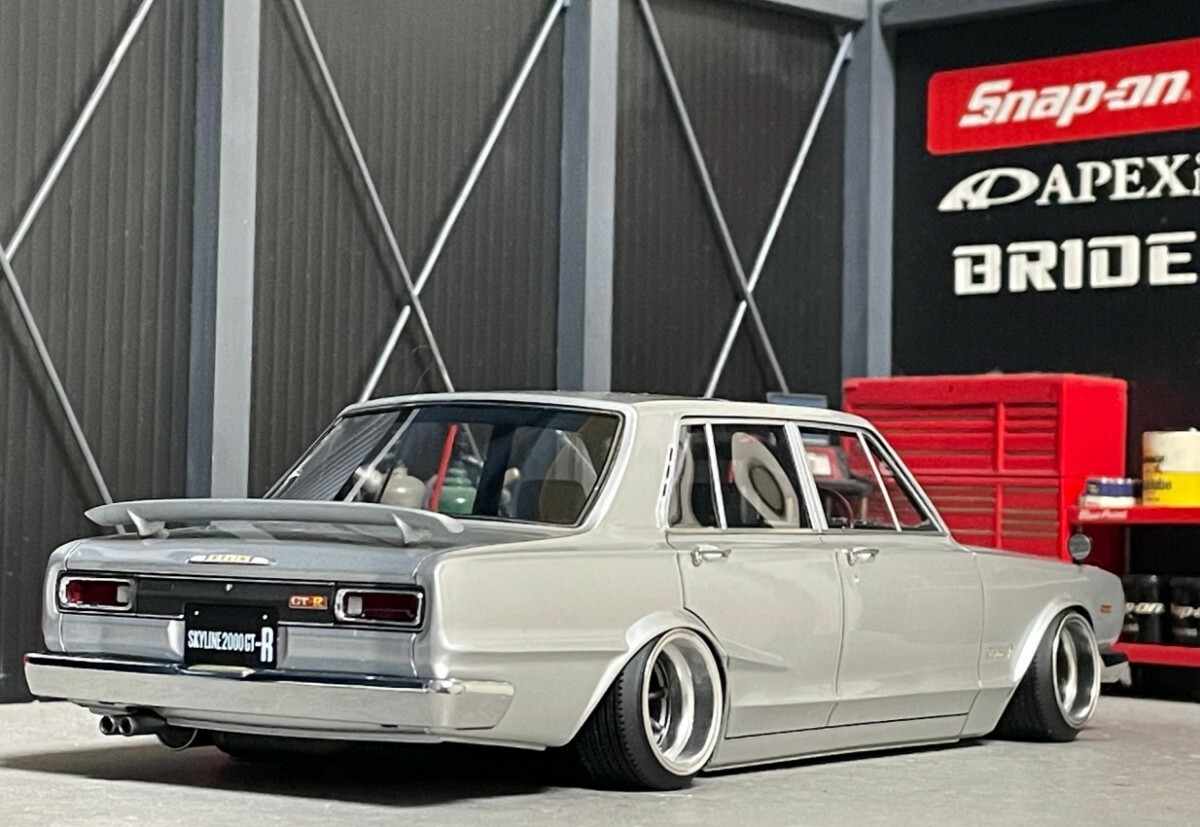 Yahoo!オークション - 1/18 IG ハコスカ4枚 美品【改】カスタム 深リム