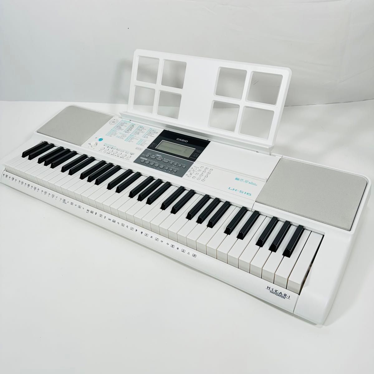 美品】CASIO カシオ LK-516 光ナビゲーション キーボード｜Yahoo