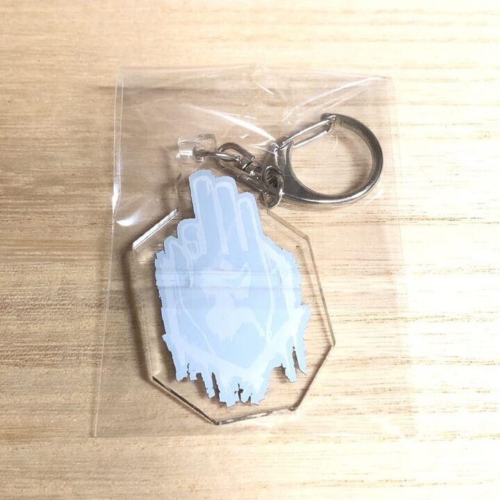 未使用 真天地開闢集団ジグザグ 救いの手 ロゴ アクリルキーホルダー