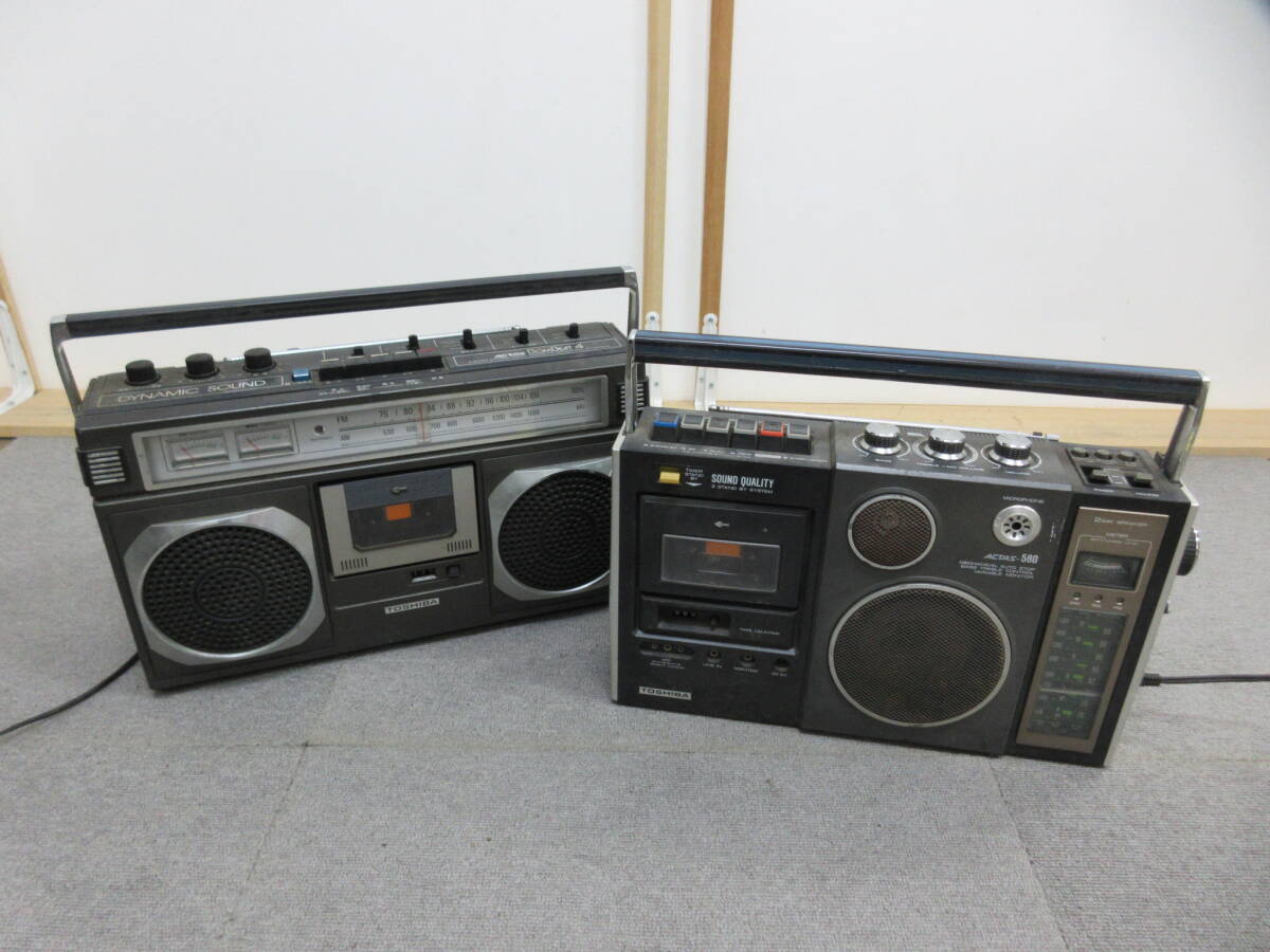 TOSHIBA 3BAND（AM・FM・SW 短波放送）ラジカセRT-580F TOSHIBA 3BAND