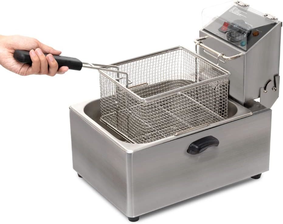 業務用 大容量 電気フライヤー 6L油槽 XD-CM6LF TAKASYOU Yahoo