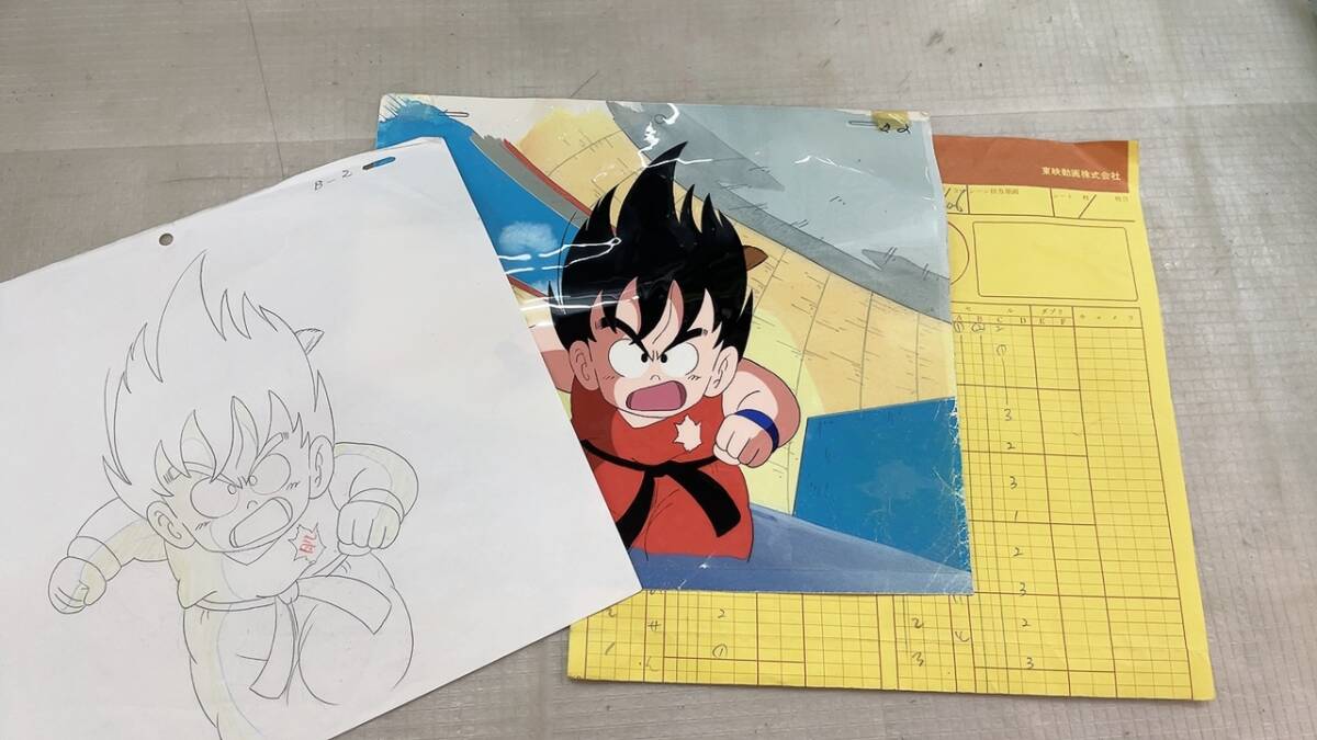 Yahoo!オークション - 激レア 当時物 ドラゴンボール セル画 孫悟空+タ