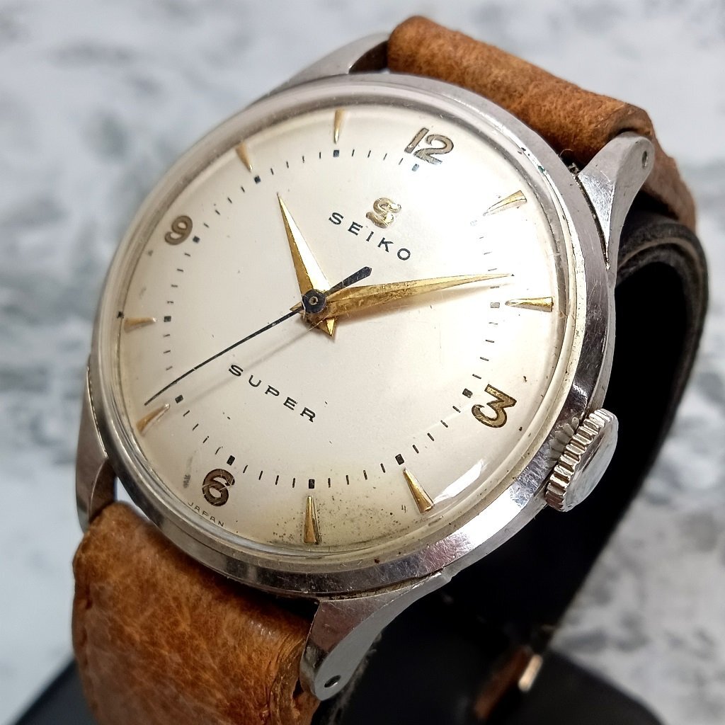 Yahoo!オークション - SEIKO super セイコー スーパー 手巻き アンティ