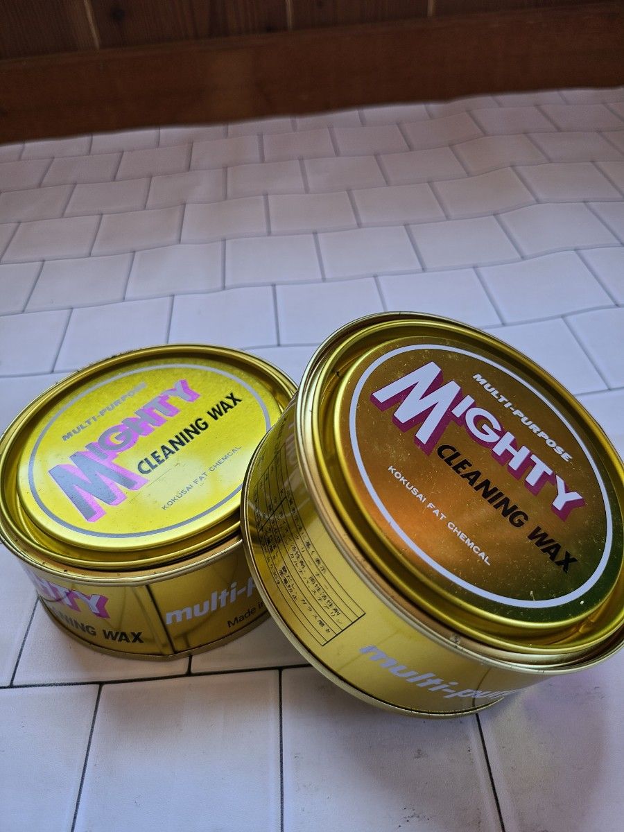 最安値 【新日本化学】 マイティ クリーニングワックス MIGHTY 2個