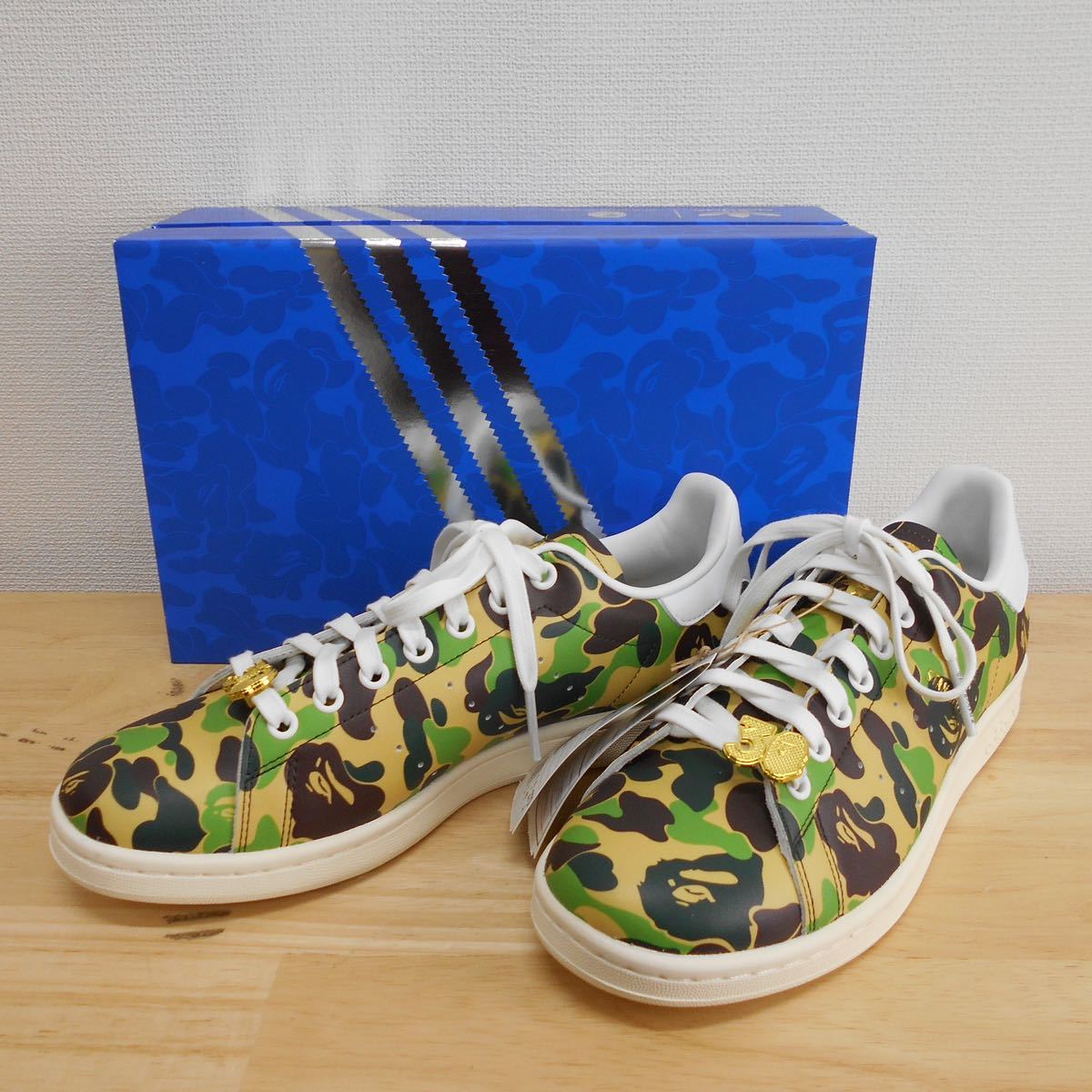 未使用 adidas × A BATHING APE アディダス エイプ BAPE IG8949 Stan