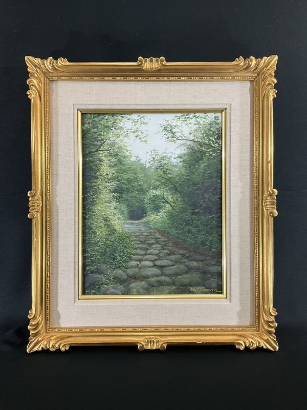 Yahoo!オークション - 真作 油彩 木村秀夫 『旧箱根路』 無所属 百貨店