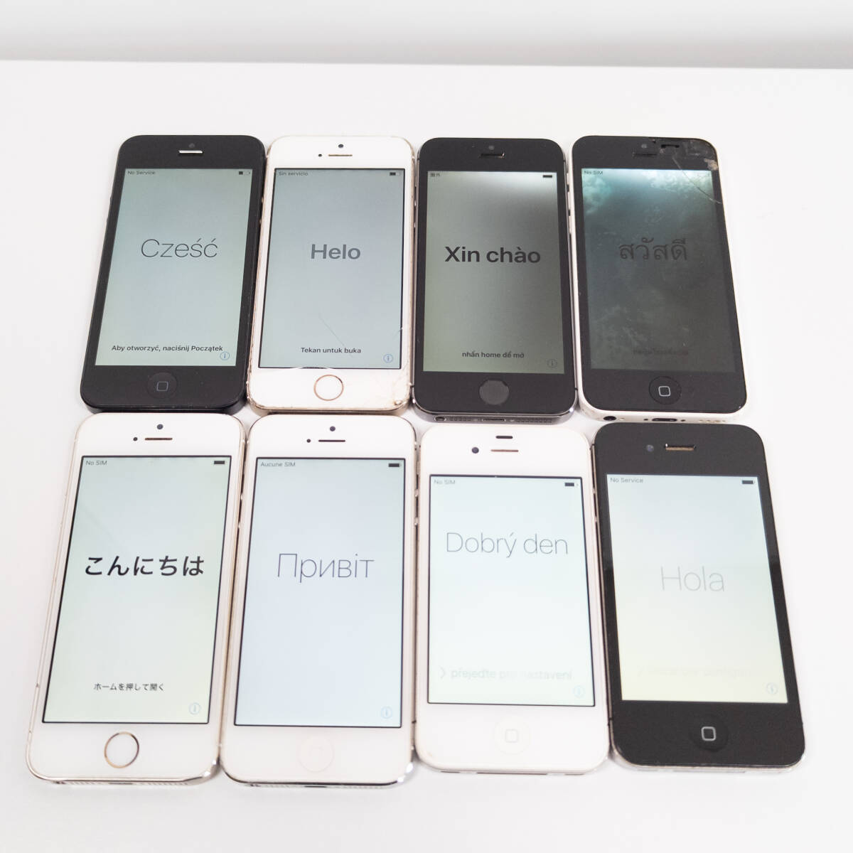 Yahoo!オークション - Apple iPhone 5 / 5s / 5c ジャンク セット 8台