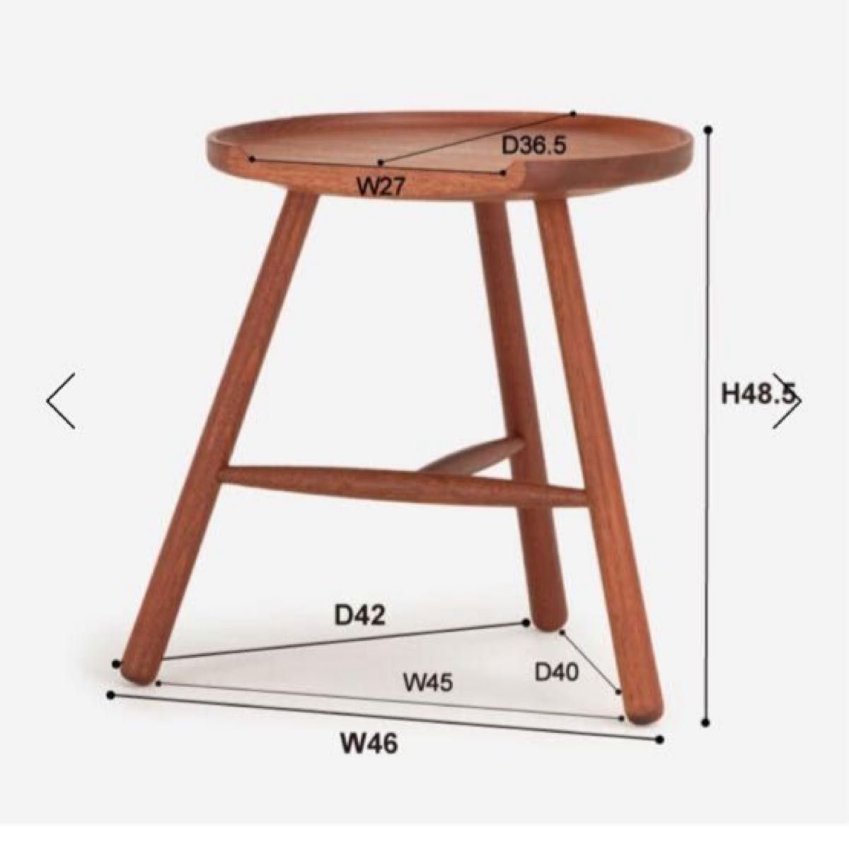 ワーナー | SHOEMAKER シューメーカーサイドテーブル シポマホガニー