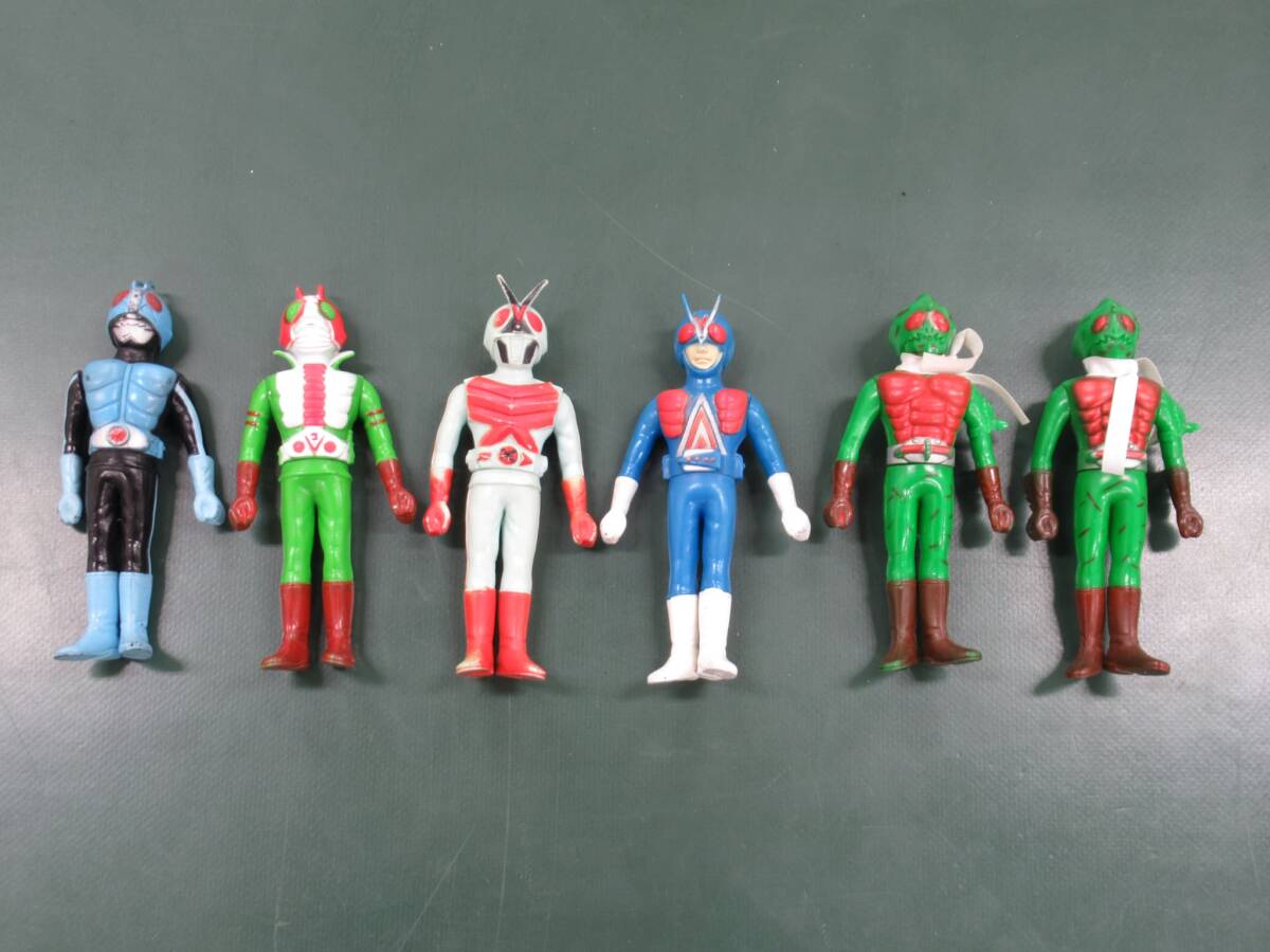 Yahoo!オークション - 仮面ライダー ソフビ ポピー 当時物 昭和レトロ