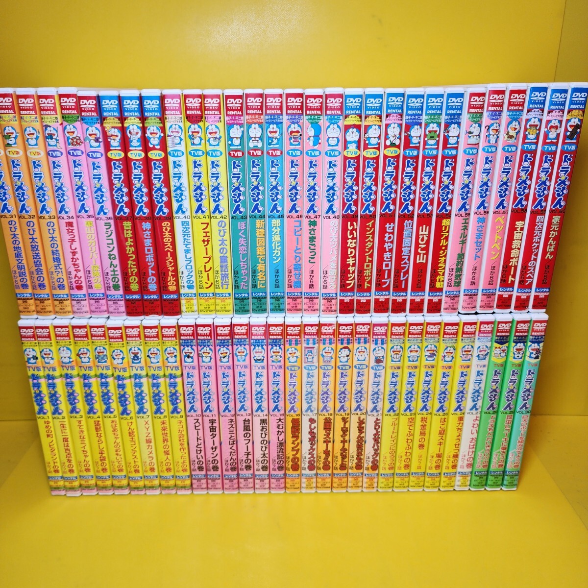 新品ケース 交換済み 大山のぶ代 TV版 ドラえもん vol 1～60 DVD 全60