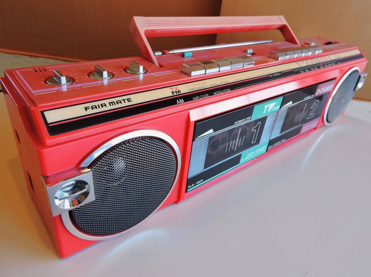 Yahoo!オークション - 80s FAIR MATE ステレオ・ダブルラジカセ RD-W88