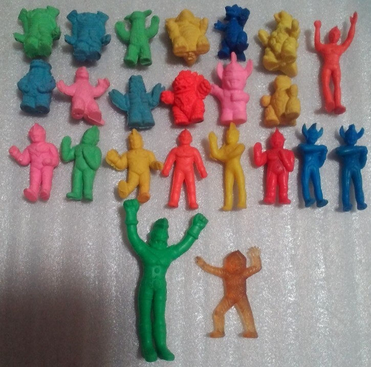 送料無料 当時物 昭和レトロ ウルトラマン消しゴム 怪獣 パチもの レア