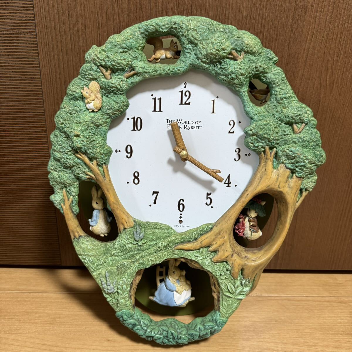 Yahoo!オークション - ピーターラビット 掛け時計 振り子時計 中古