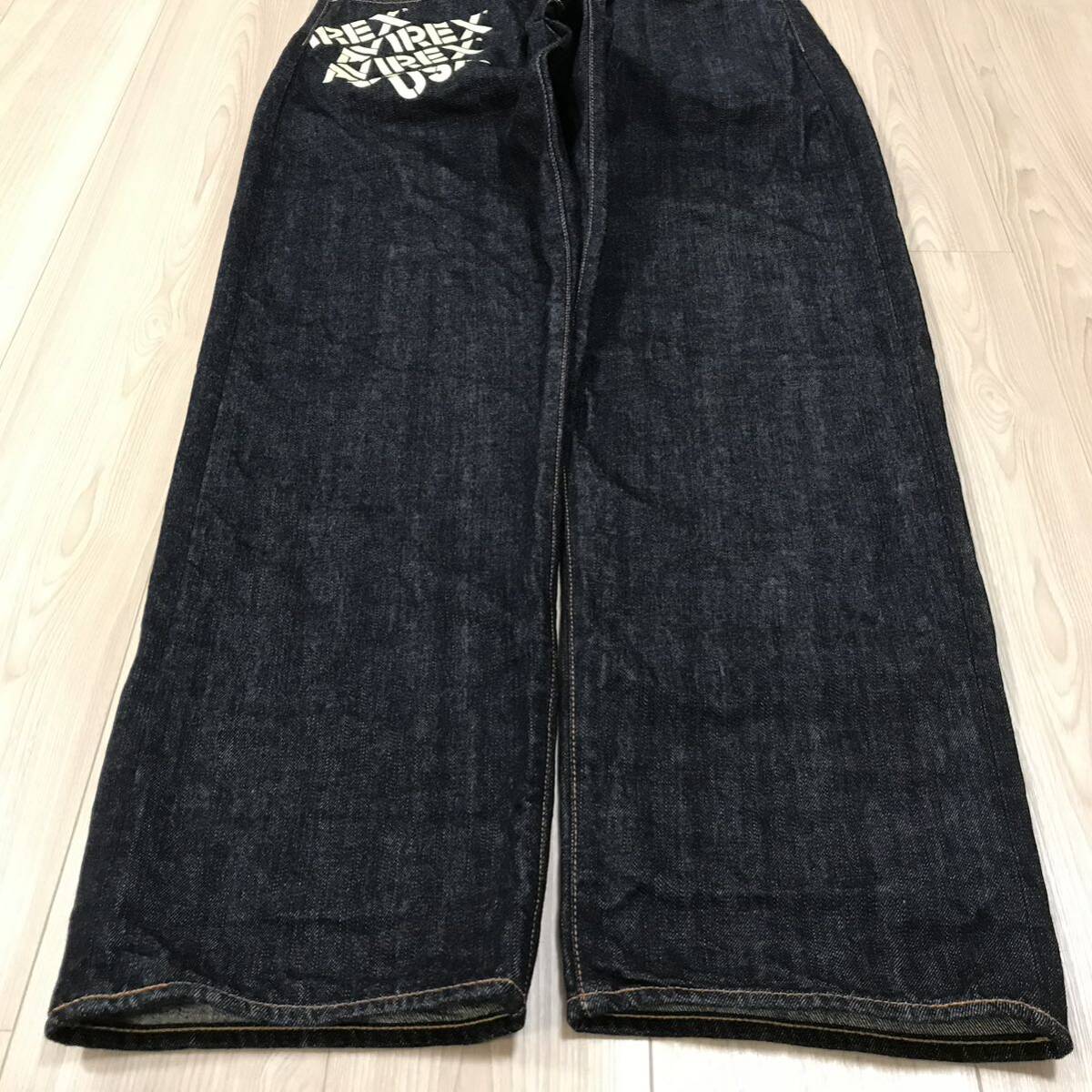 EVISU AVIREX DENIM PANTS USA JAPAN MA-1 36 30周年 アヴィレックス