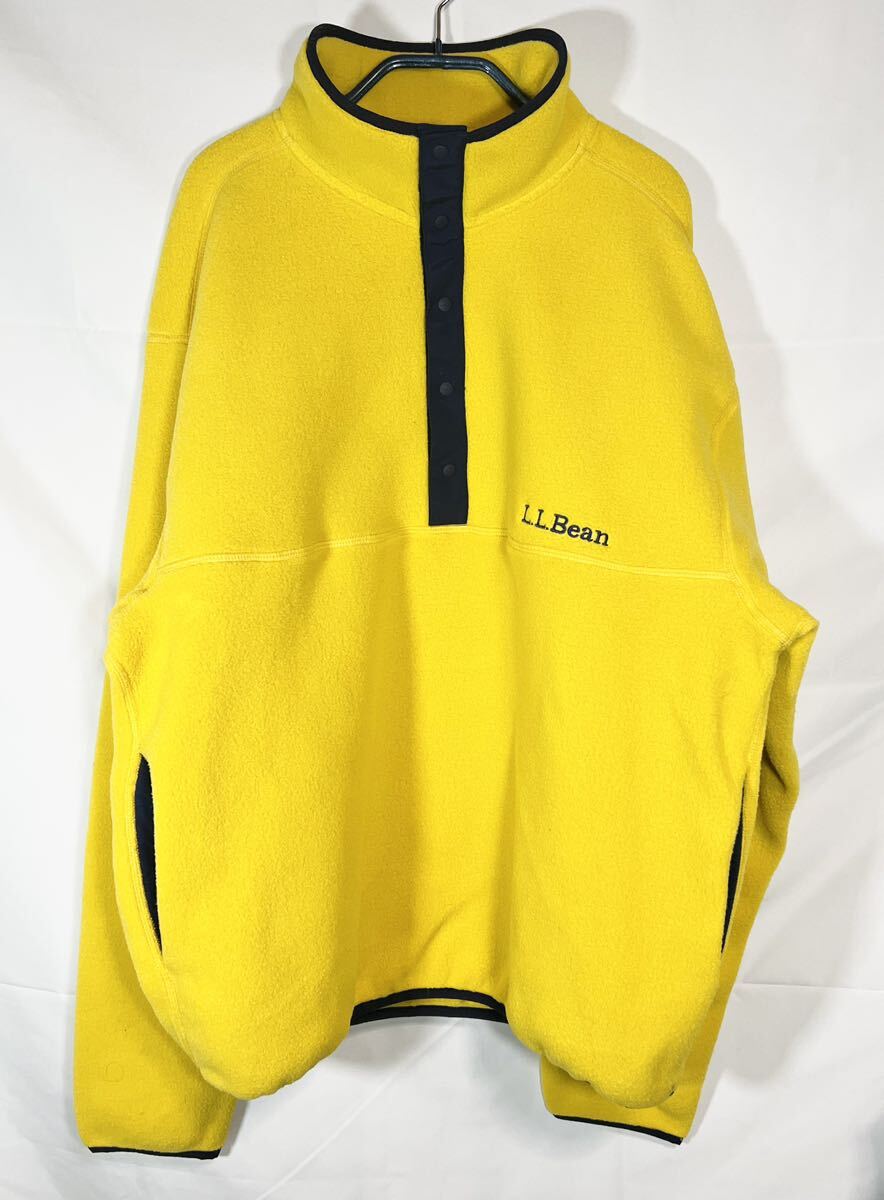 極美品 春夏限定価格】L L BEAN クラシック スナップT フリース 最高色