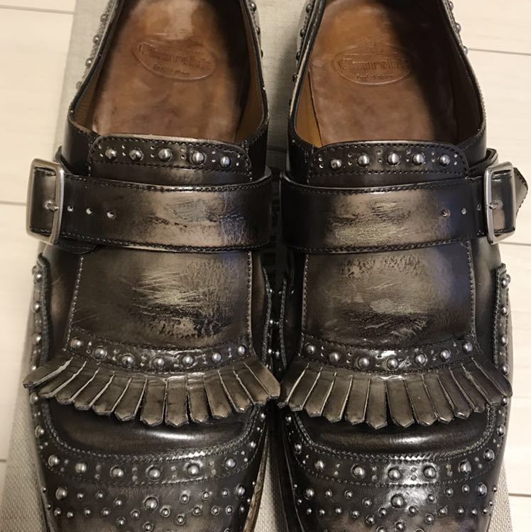 未使用 Church's シャンガイ SHANGHAI ヴィンテージ加工 スタッズ