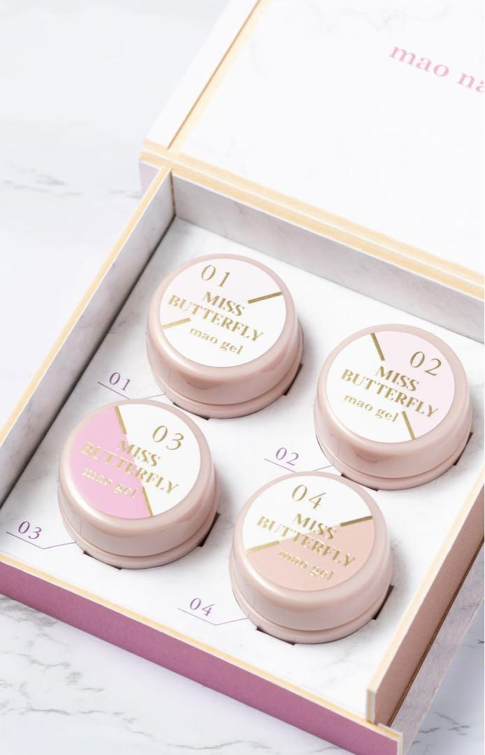mao nail ミスバタフライ ピンク系パレット ネイルジェル マオジェル