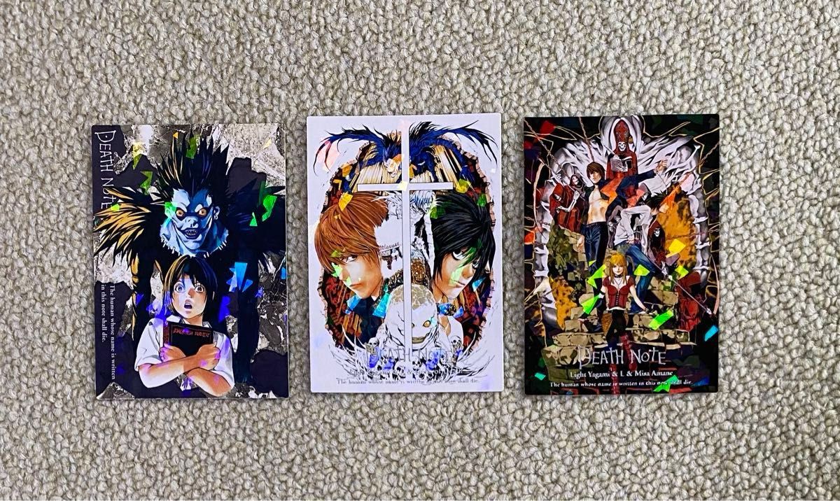 デスノート【レア】カード 夜神月 リューク L ミサ シークレット 入手